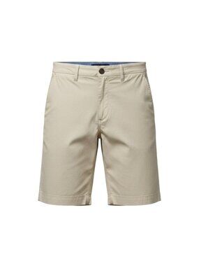 Tommy Hilfiger Mens Classic Fit Beige Chino Shorts Size 34